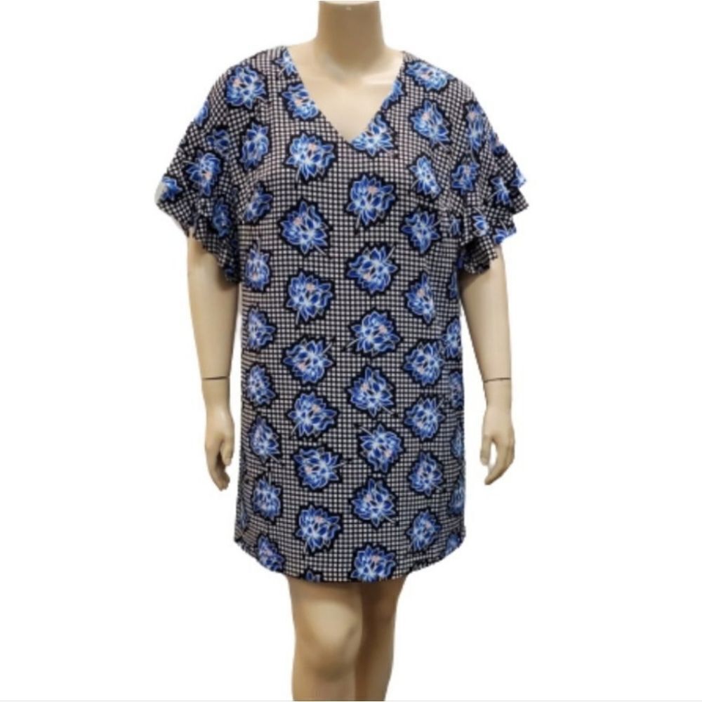 Eloquii Layered Sleeve Easy Going Dress